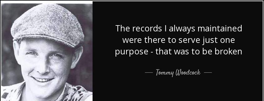 quote the records i always maintained were there to serve just one purpose that was to be tommy woodcock Quotes