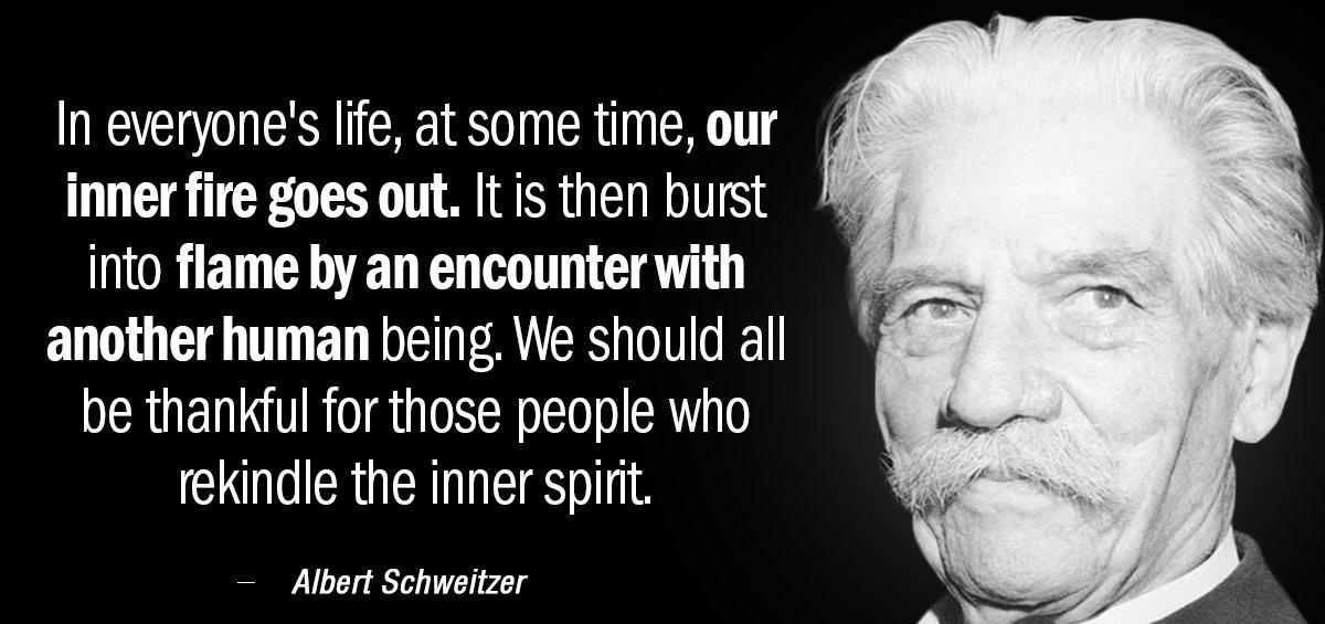 Quotation Albert Schweitzer In everyone s life at some time our inner fire Quotes