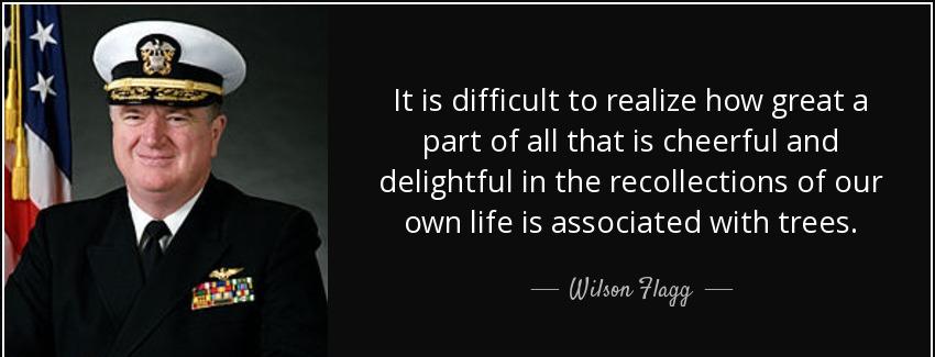 quote it is difficult to realize how great a part of all that is cheerful and delightful in wilson flagg Quotes