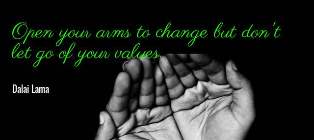 Quotation Dalai Lama Open your arms to change but don t let go Quotes