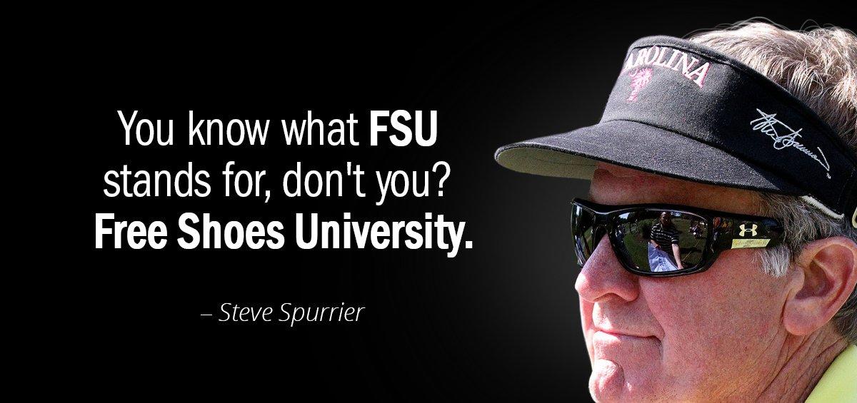 Quotation Steve Spurrier You know what FSU stands for don t you Free Quotes