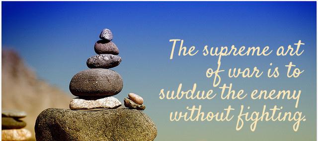 Quotation Sun Tzu The supreme art of war is to subdue the enemy Quotes