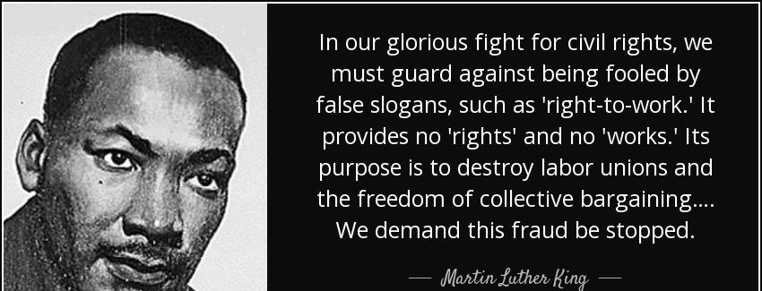 quote in our glorious fight for civil rights we must guard against being fooled by false slogans martin luther king Quotes
