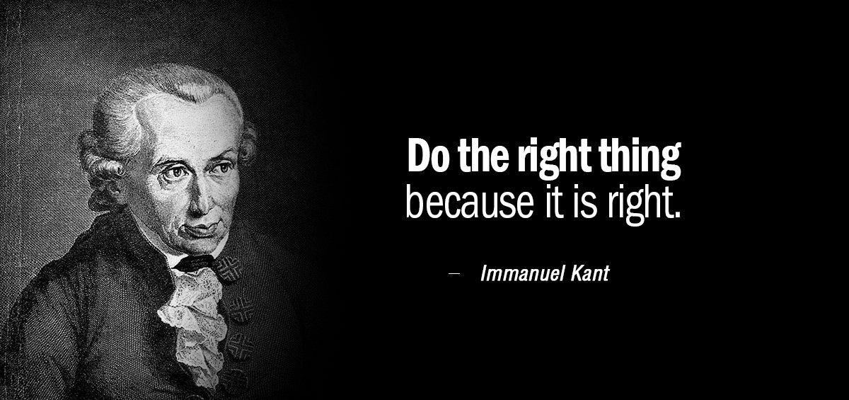 Quotation Immanuel Kant Do the right thing because it is right Quotes