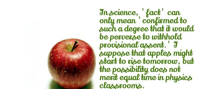 Quotation Stephen Jay Gould In science fact can only mean confirmed to such a Quotes