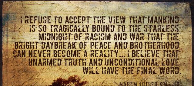 Quotation Martin Luther King Jr I refuse to accept the view that mankind is so Quotes