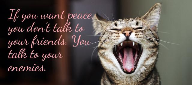 Quotation Desmond Tutu If you want peace you don t talk to your Quotes