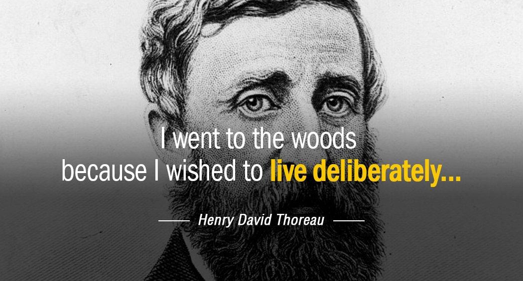 Quotation Henry David Thoreau I went to the woods because I wished to live Quotes