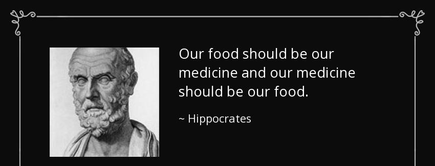 quote our food should be our medicine and our medicine should be our food hippocrates Quotes