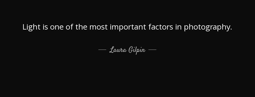 quote light is one of the most important factors in photography laura gilpin Quotes