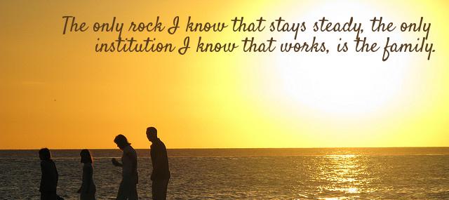 Quotation Lee Iacocca The only rock I know that stays steady the only Quotes