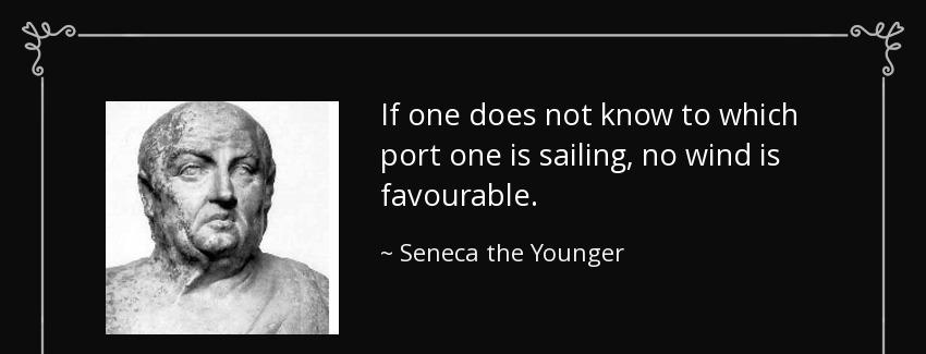 quote if one does not know to which port one is sailing no wind is favourable seneca the younger Quotes