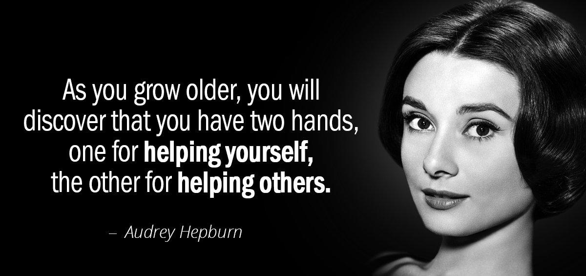 Quotation Audrey Hepburn As you grow older you will discover that you have Quotes