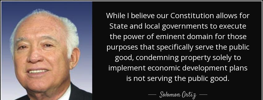 quote while i believe our constitution allows for state and local governments to execute the solomon ortiz Quotes