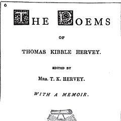 Thomas Kibble Hervey quotes