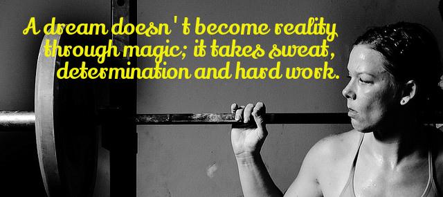 Quotation Colin Powell A dream doesn t become reality through magic it takes Quotes