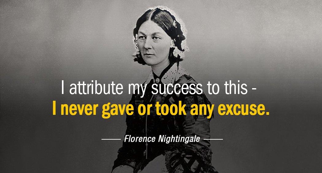 Quotation Florence Nightingale I attribute my success to this I never gave or Quotes
