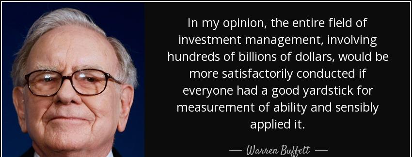 quote in my opinion the entire field of investment management involving hundreds of billions warren buffett Quotes