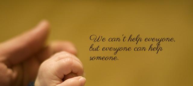 Quotation Ronald Reagan We can t help everyone but everyone can help someone Quotes