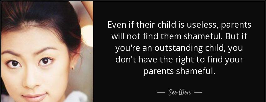 quote even if their child is useless parents will not find them shameful but if you re an seo won Quotes