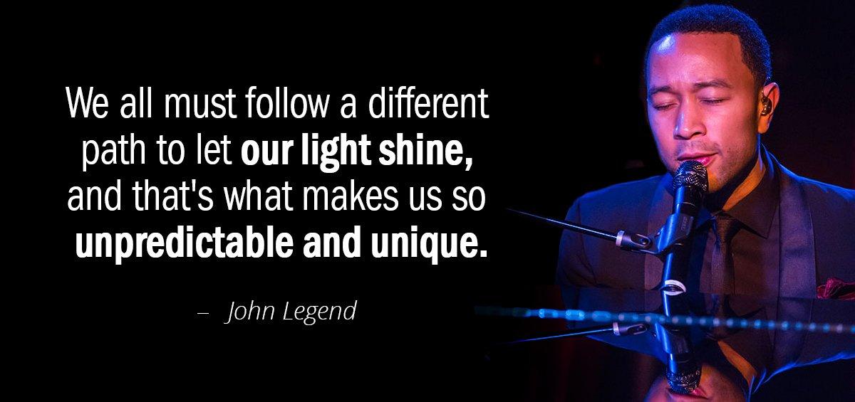 Quotation John Legend We all must follow a different path to let our Quotes