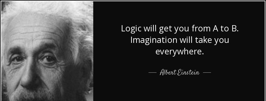 quote logic will get you from a to b imagination will take you everywhere albert einstein Quotes