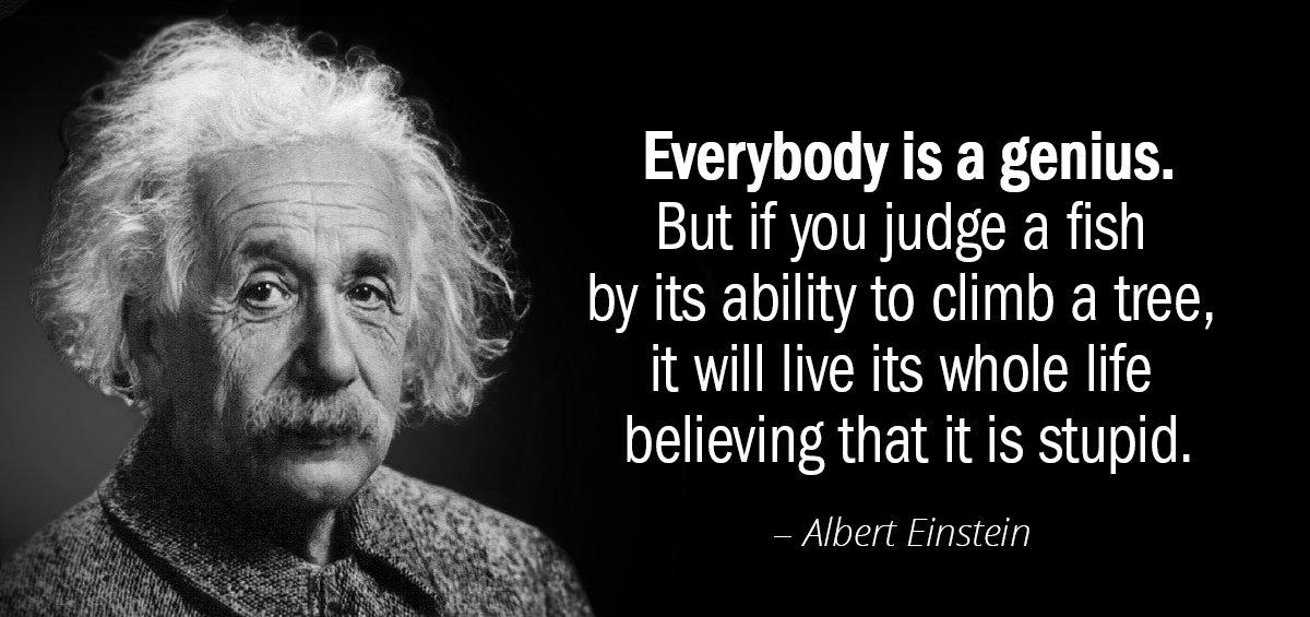 Quotation Albert Einstein Everybody is a genius But if you judge a fish Quotes
